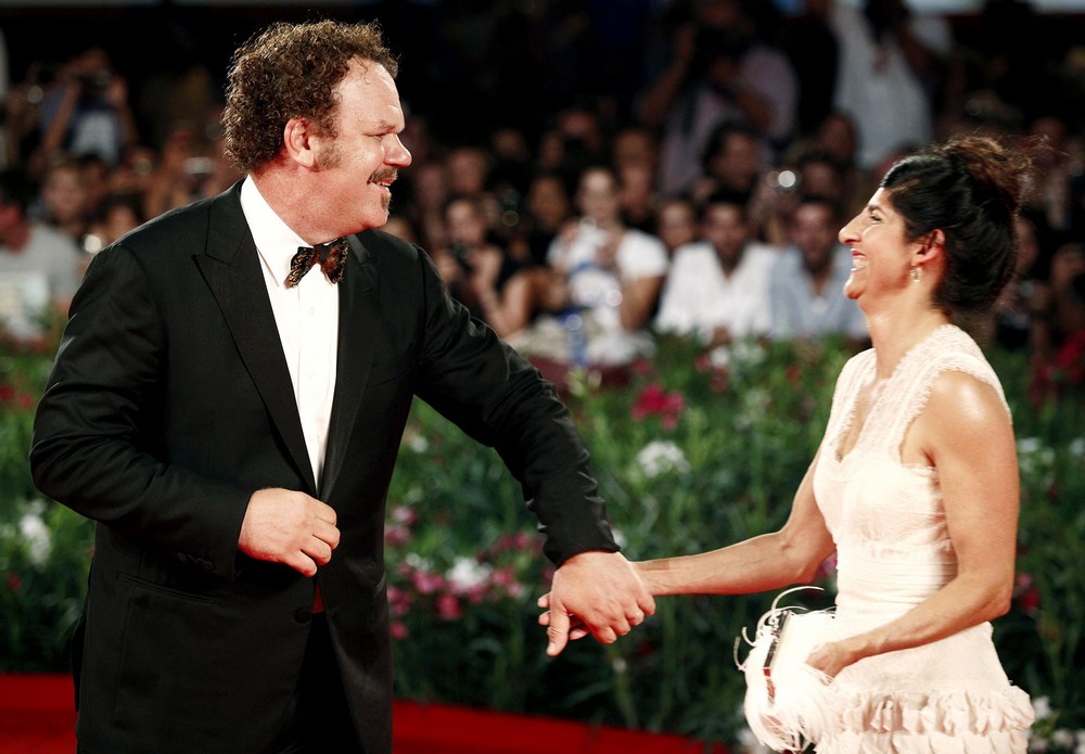 John C. Reilly;Alison Dickey;<br>The 68th Venice Film Festival - Day 2 - Carnage - Red Carpet