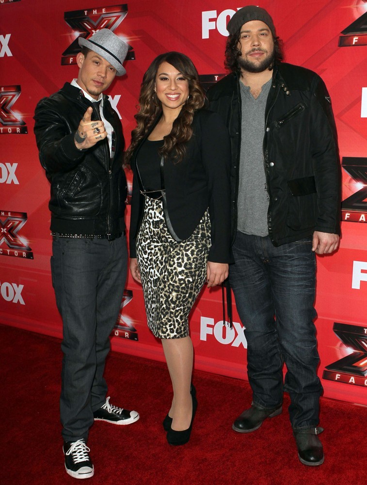 Chris Rene;Melanie Amaro;Josh Krajcik;<br>FOX's The X Factor Press Conference