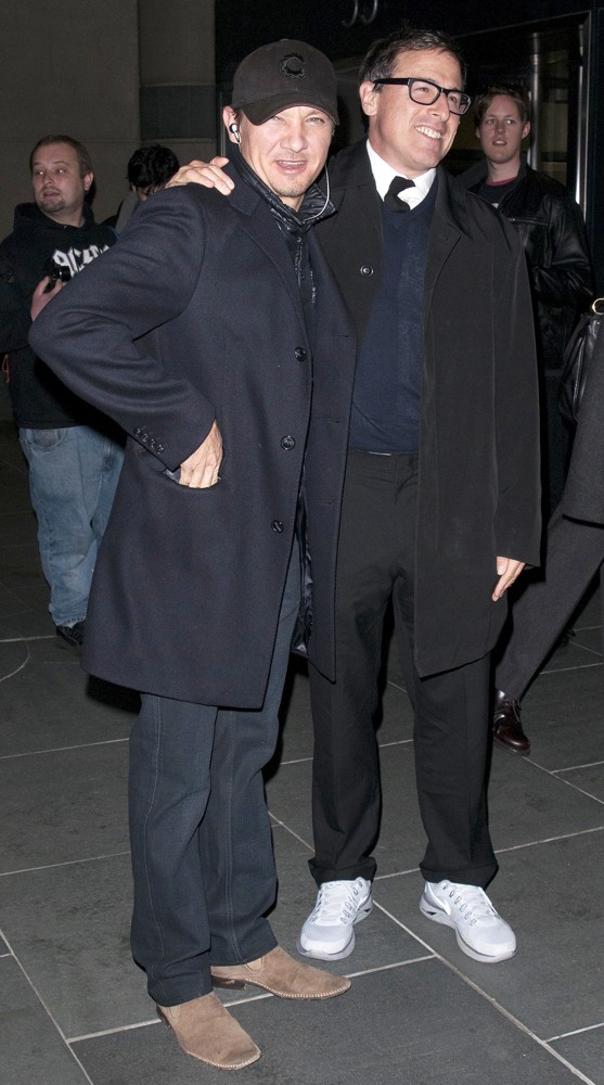 Jeremy Renner;David O. Russell;<br>Screening of Silver Linings Playbook - Arrivals