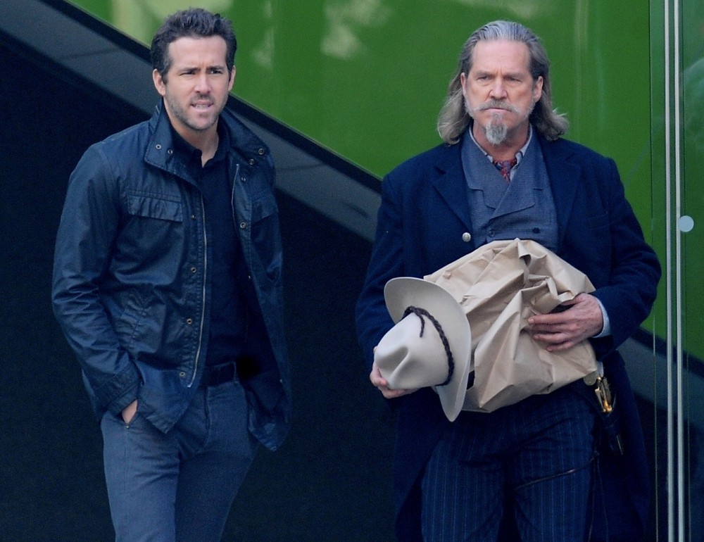 Ryan Reynolds;Jeff Bridges;<br>Filming Scenes for The Movie R.I.P.D.