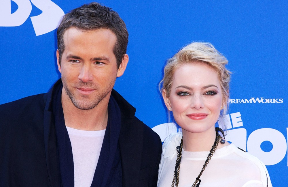 Ryan Reynolds;Emma Stone;<br>The Croods Premiere - Arrivals