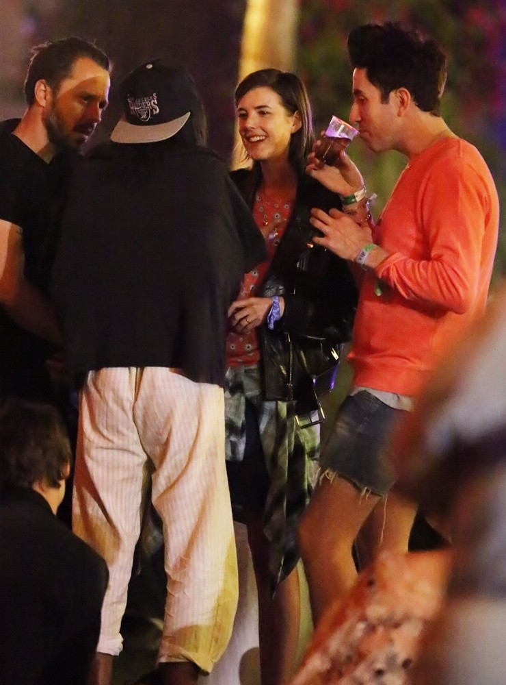 Giovanni Ribisi;Agyness Deyn;Nick Grimshaw;<br>The 2013 Coachella Valley Music and Arts Festival - Week 1 Day 2