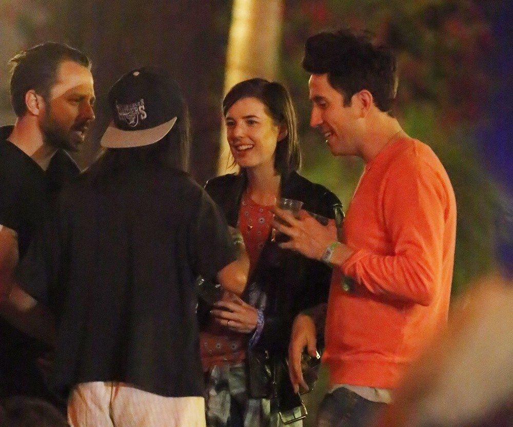 Giovanni Ribisi;Agyness Deyn;Nick Grimshaw;<br>The 2013 Coachella Valley Music and Arts Festival - Week 1 Day 2
