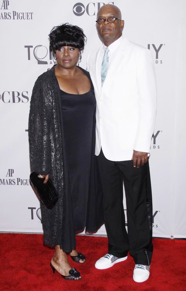 LaTanya Richardson;Samuel L. Jackson;<br>The 65th Annual Tony Awards - Arrivals
