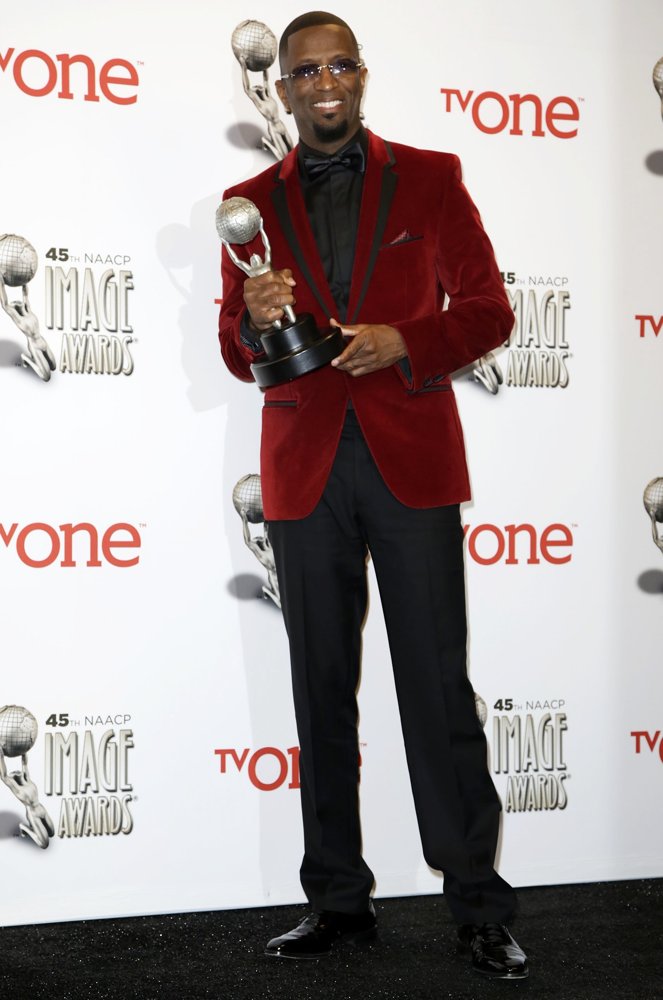 Rickey Smiley;<br>45th NAACP Image Awards - Press Room