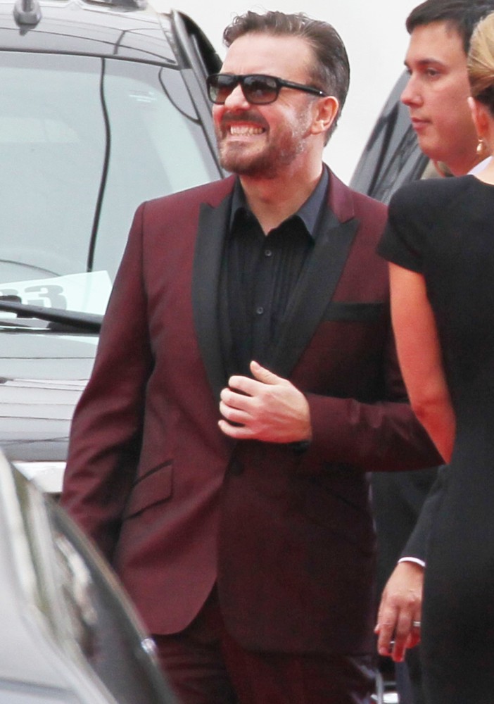 Ricky Gervais;<br>The 69th Annual Golden Globe Awards - Arrivals