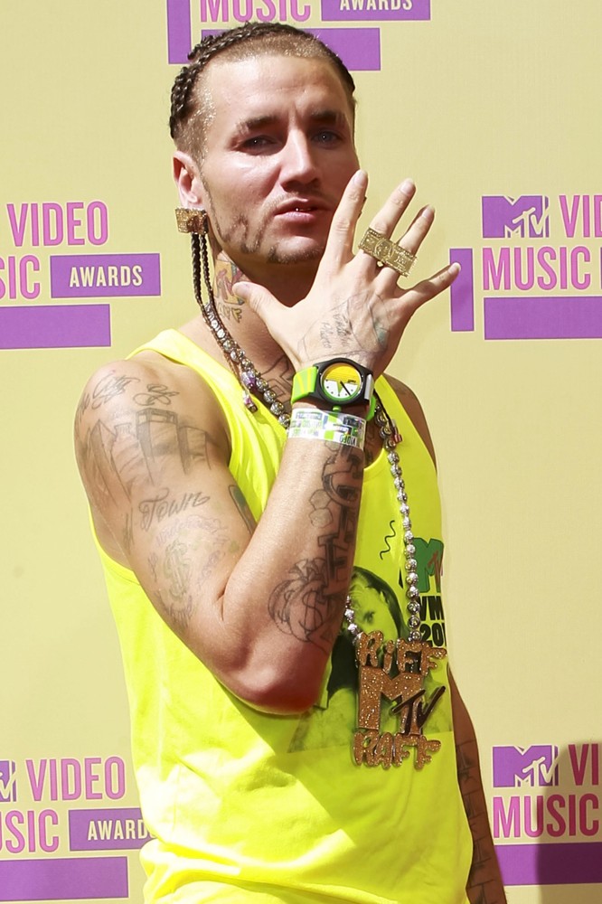 Riff Raff;<br>2012 MTV Video Music Awards - Arrivals
