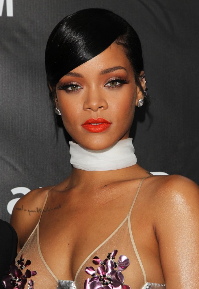 Rihanna;<br>2014 amfAR LA Inspiration Gala