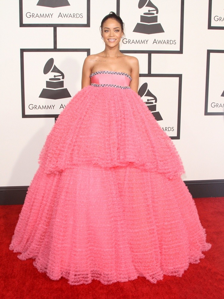 Rihanna;<br>57th Annual GRAMMY Awards - Arrivals