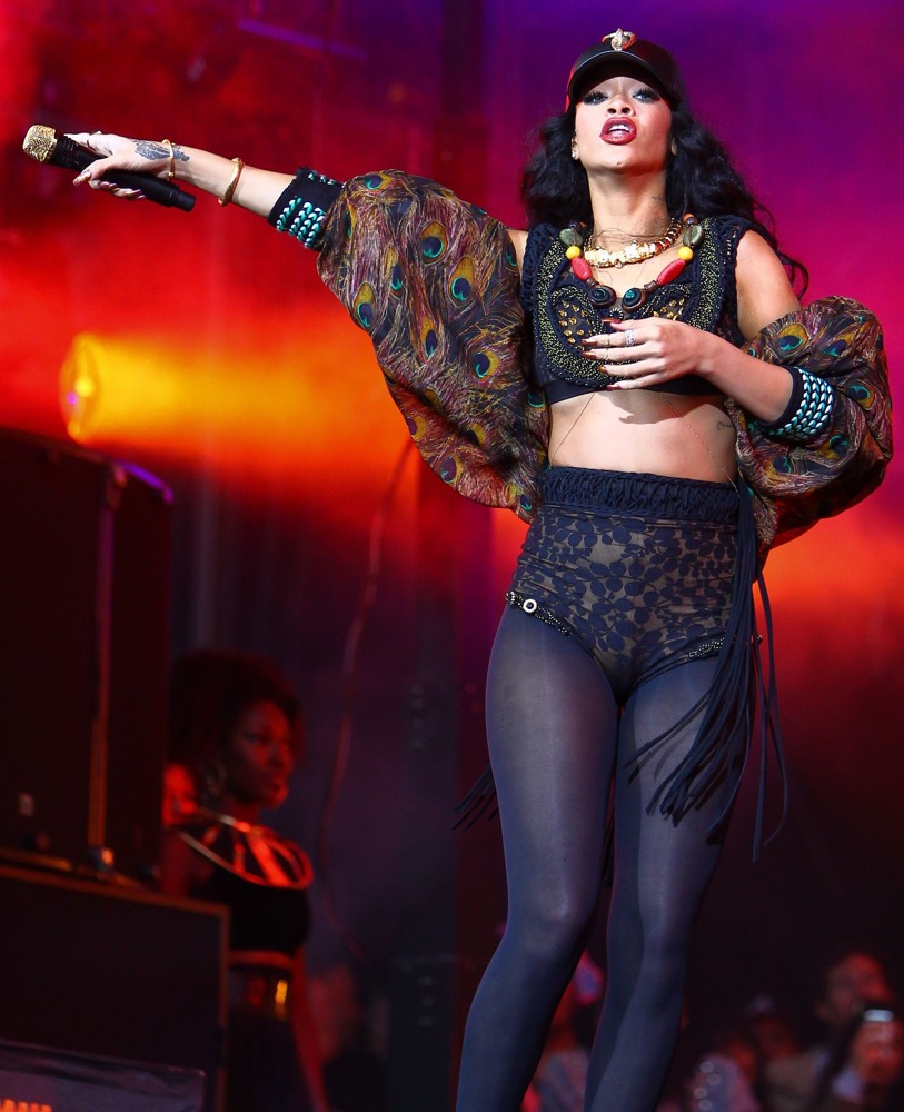 Rihanna;<br>Barclaycard Wireless Festival 2012 - Day 3
