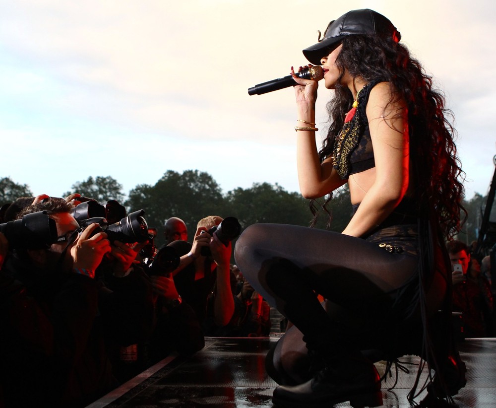 Rihanna;<br>Barclaycard Wireless Festival 2012 - Day 3