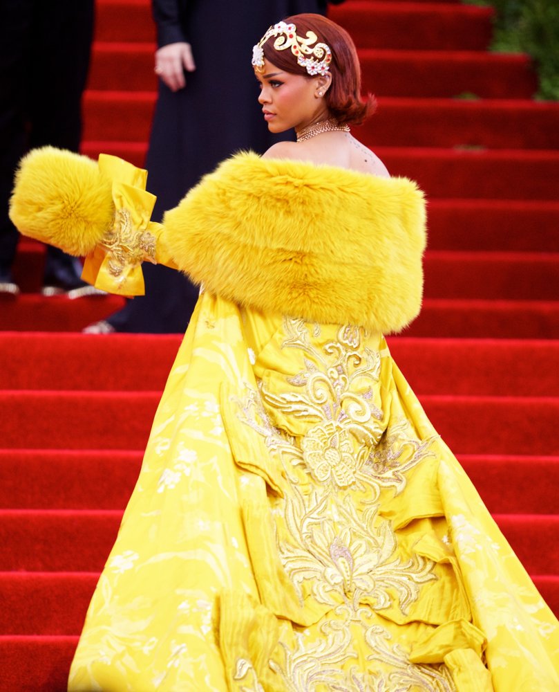 Rihanna;<br>China: Through The Looking Glass Costume Institute Benefit Gala - Red Carpet Arrivals