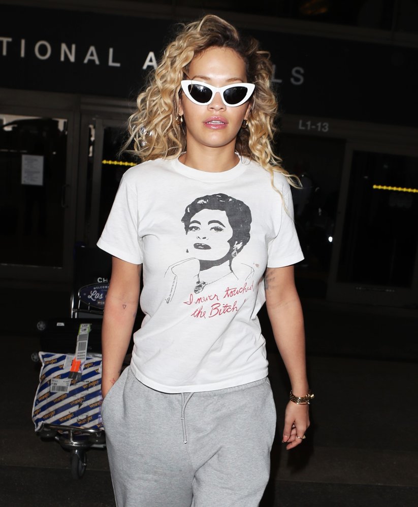 Rita Ora Arrives at LAX