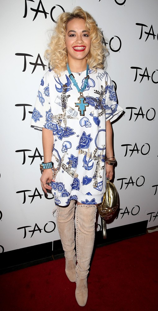 Rita Ora;<br>Rita Ora Hosts A Night at TAO Nightclub