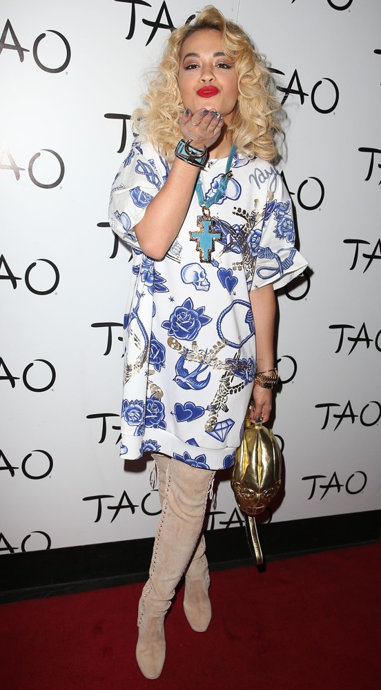 Rita Ora;<br>Rita Ora Hosts A Night at TAO Nightclub