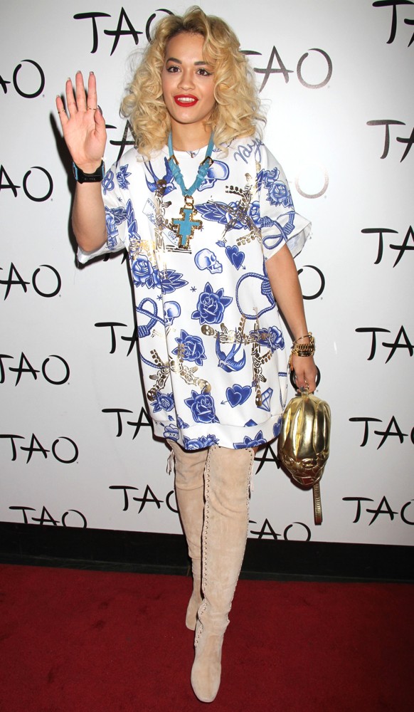 Rita Ora;<br>Rita Ora Hosts A Night at TAO Nightclub