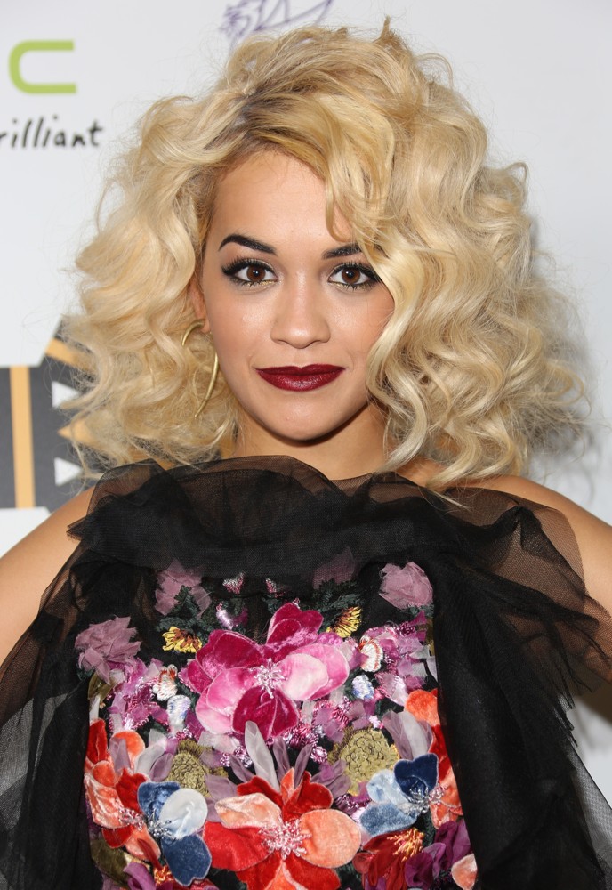 Rita Ora;<br>The MOBO Awards 2012 - Press Room