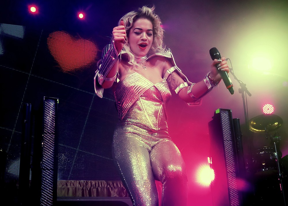 Rita Ora;<br>Rita Ora Performing Live on Stage Her Radioactive Tour