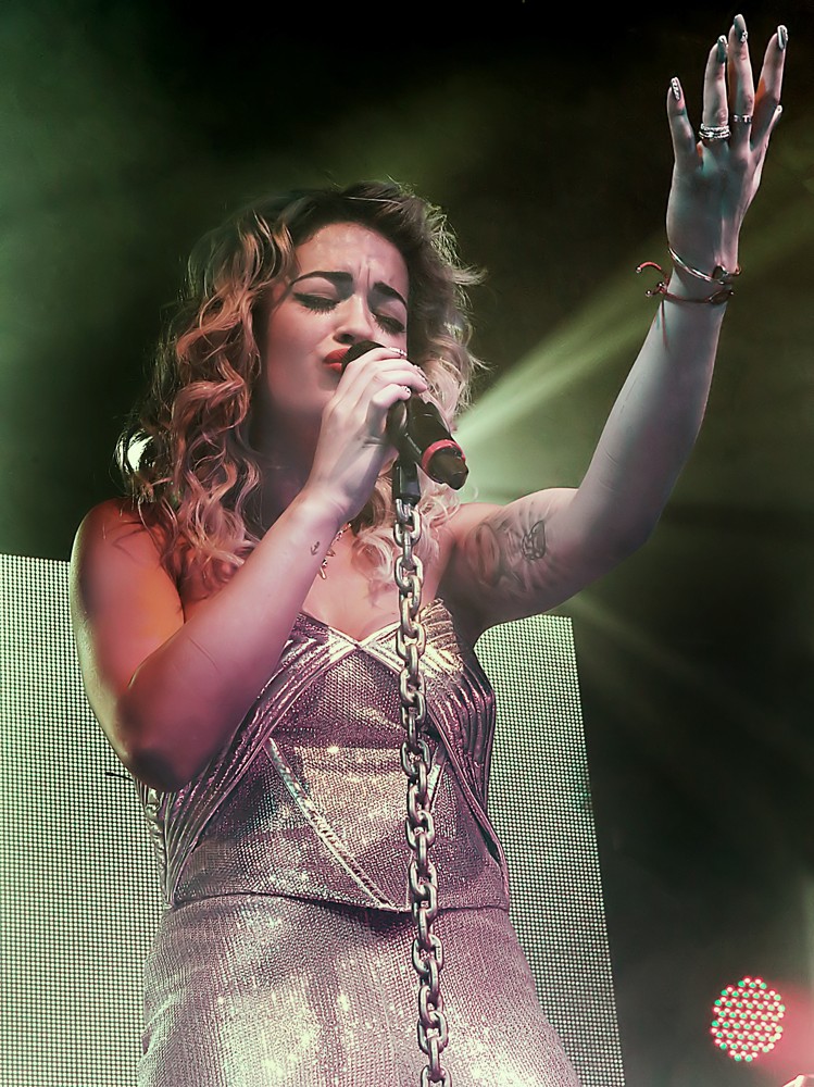 Rita Ora;<br>Rita Ora Performing Live on Stage Her Radioactive Tour