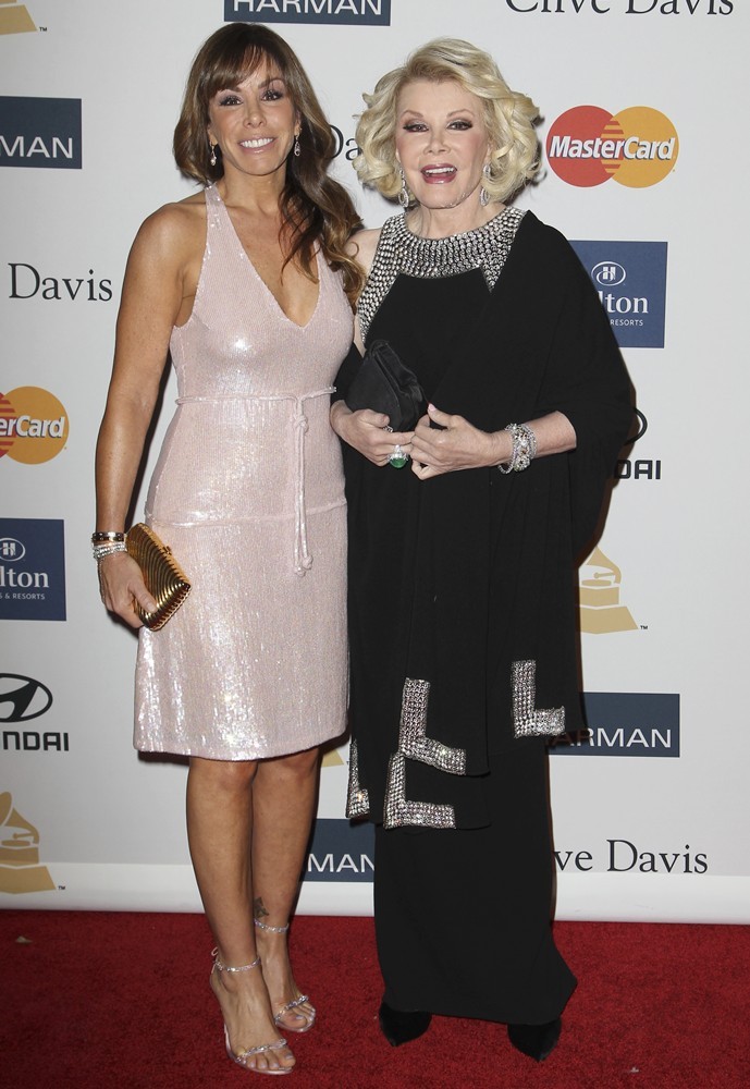 Melissa Rivers;Joan Rivers;<br>Clive Davis and The Recording Academy's 2013 Pre-Grammy Gala and Salute to Industry Icons