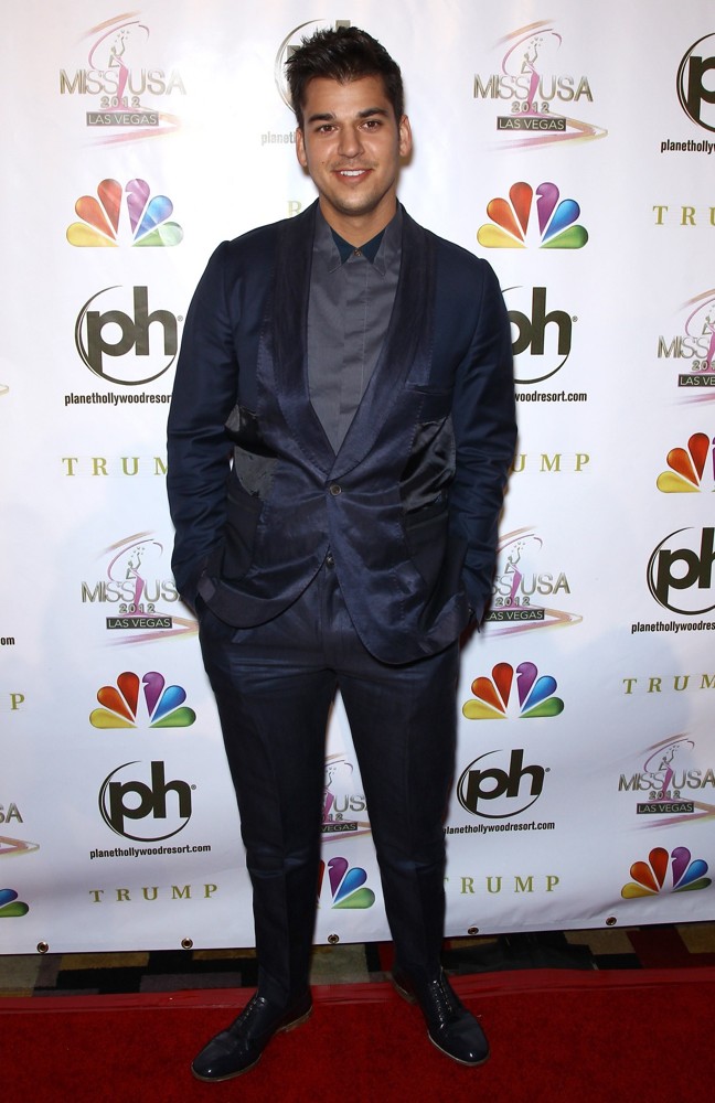 Rob Kardashian;<br>2012 Miss USA Pageant - Red Carpet
