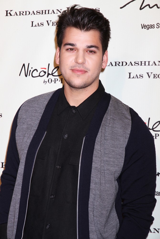 Rob Kardashian;<br>The Kardashian Family Celebrates The Grand Opening of Kardashian Khaos