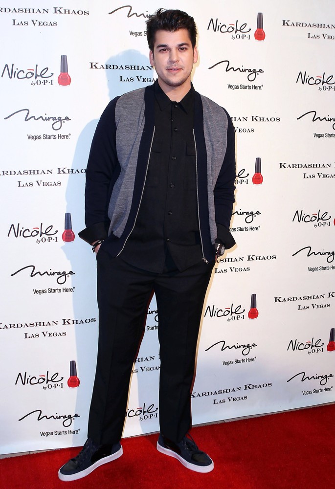 Rob Kardashian;<br>The Kardashian Family Celebrates The Grand Opening of Kardashian Khaos