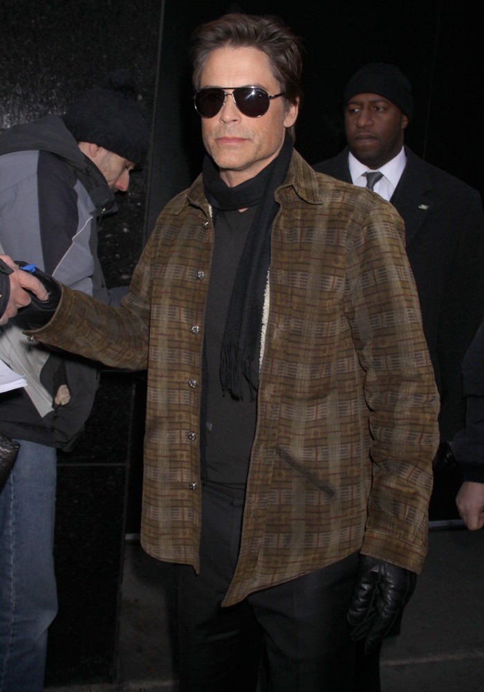 Rob Lowe;<br>Celebrities Outside The ABC Studios for Good Morning America