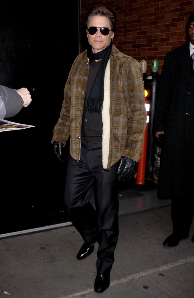 Rob Lowe;<br>Celebrities Outside The ABC Studios for Good Morning America
