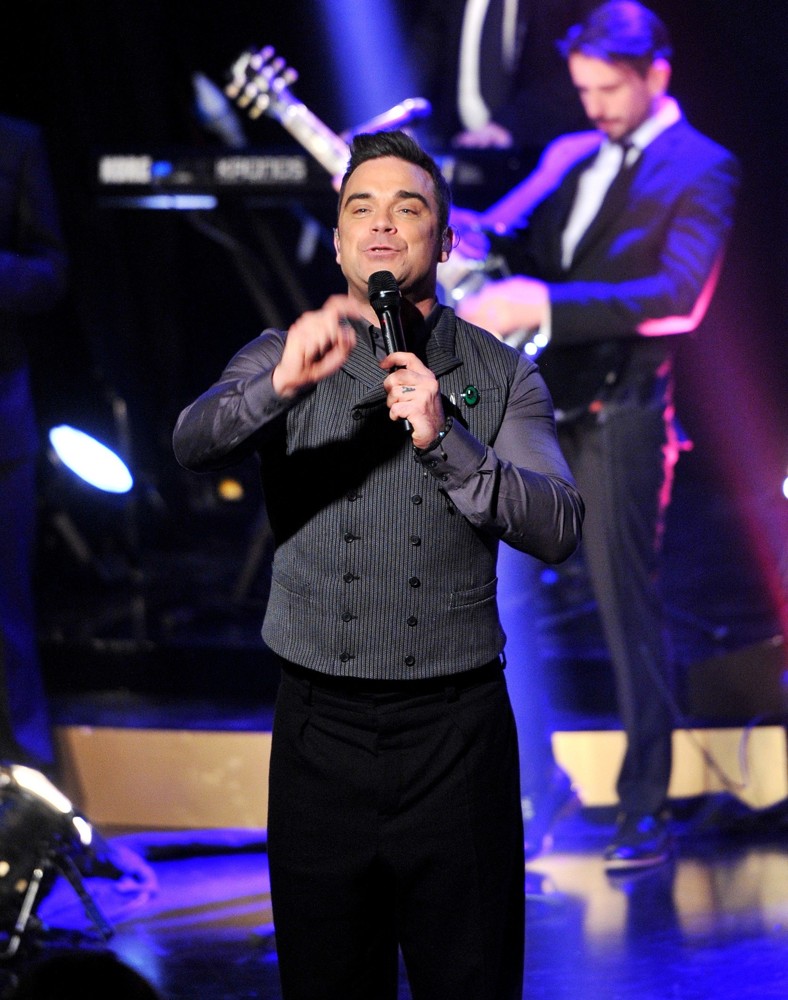 Robbie Williams;<br>Robbie Williams Performs on Scandinavian Primetime Talkshow Skavlan Filmed