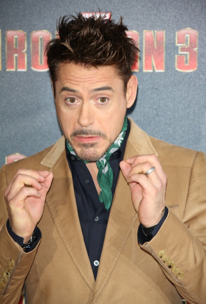 Robert Downey Jr.;<br>Iron Man 3 Photocall