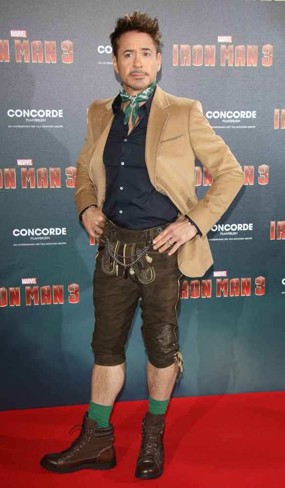 Robert Downey Jr.;<br>Iron Man 3 Photocall