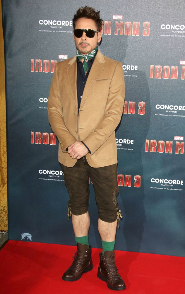 Robert Downey Jr.;<br>Iron Man 3 Photocall