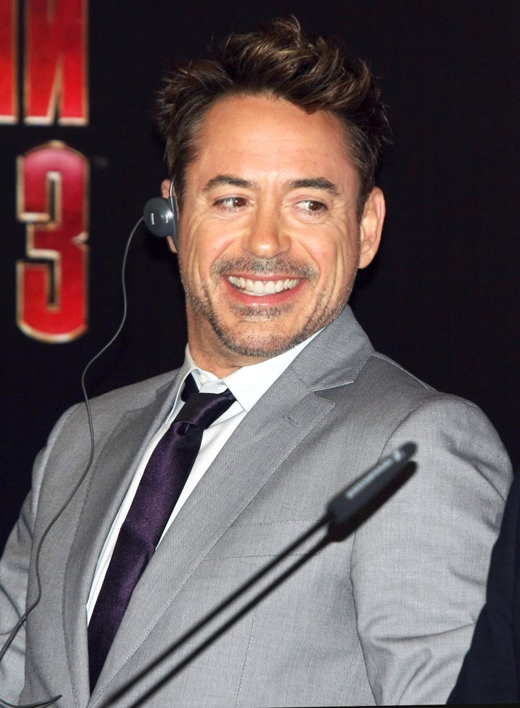 Robert Downey Jr.;<br>Iron Man 3 Press Conference
