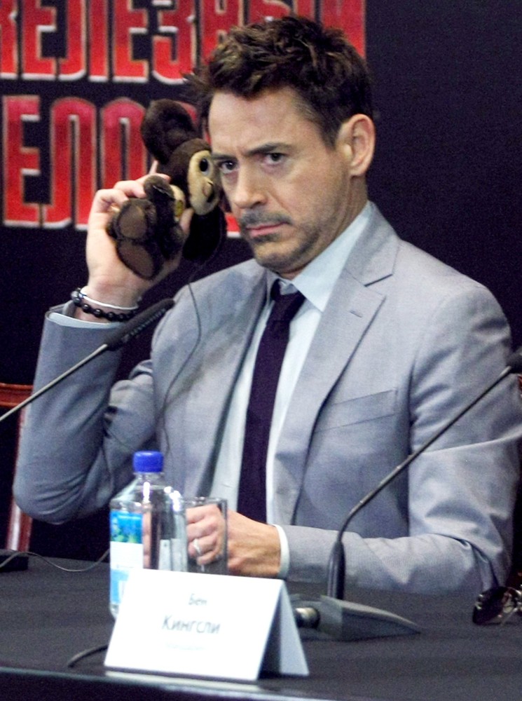 Robert Downey Jr.;<br>Iron Man 3 Press Conference