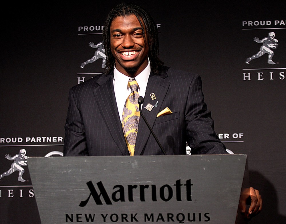 Robert Griffin III;<br>The 77th Heisman Memorial Trophy Award Ceremony