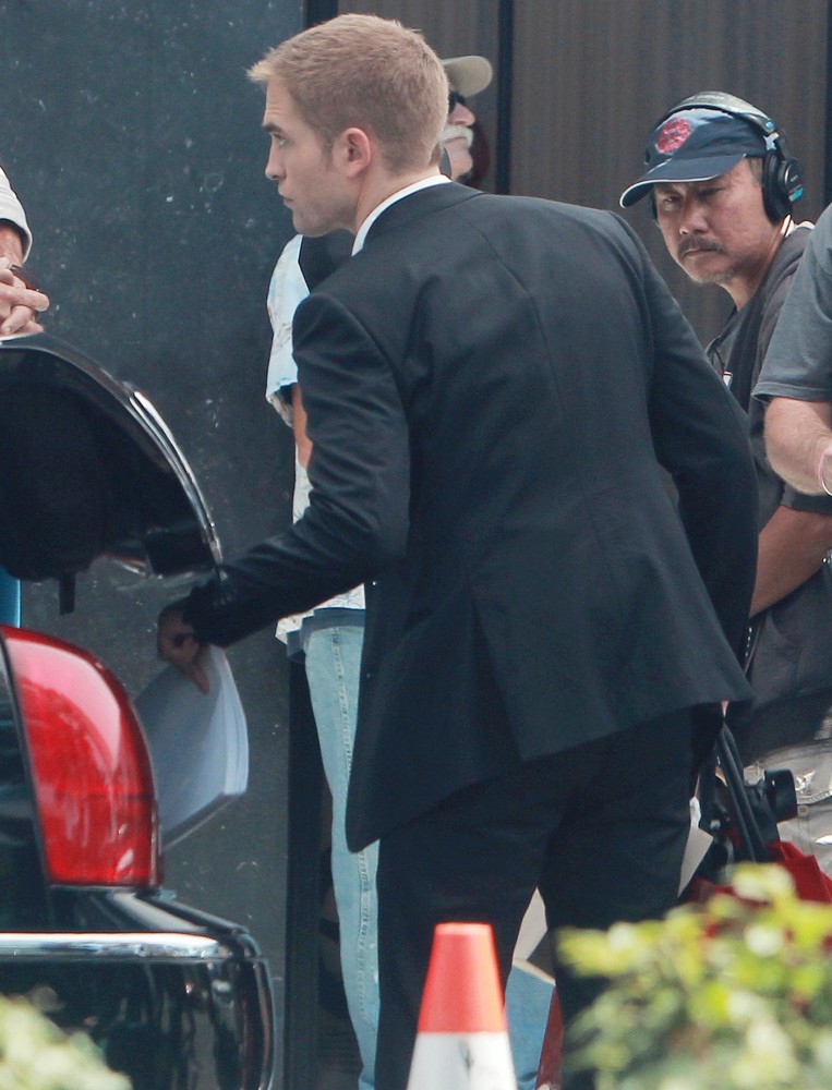 Robert Pattinson;<br>On Set of David Cronenberg's Film Maps to the Stars