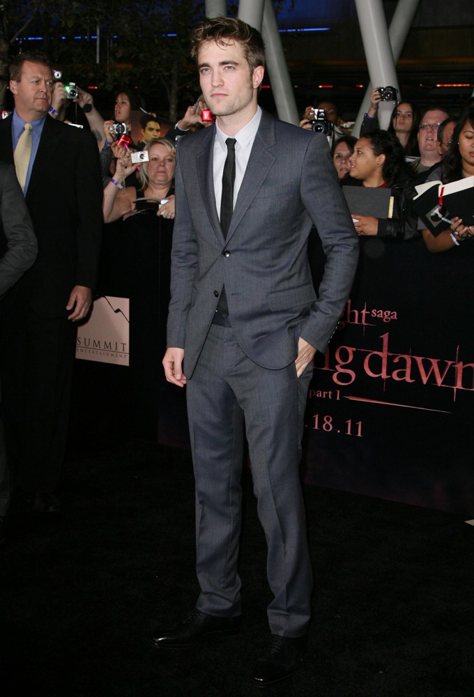 Robert Pattinson;<br>The Twilight Saga's Breaking Dawn Part I World Premiere