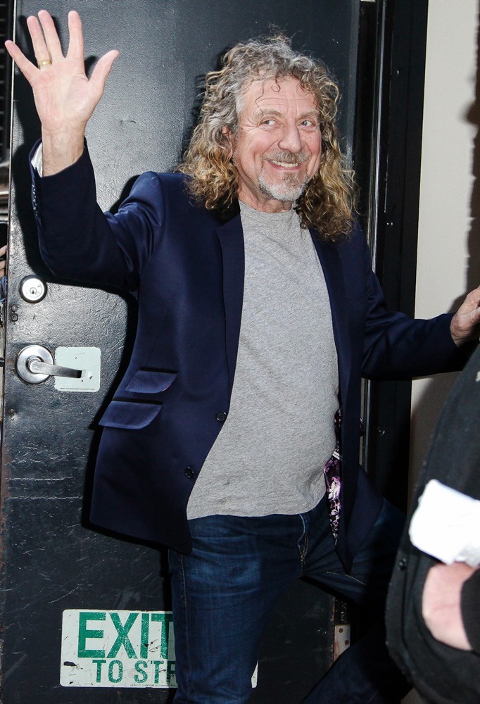 Robert Plant;<br>Robert Plant Attends The Late Show with David Letterman