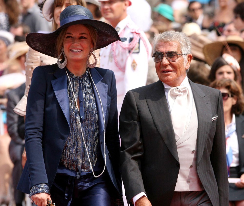 Eva Duringer;Roberto Cavalli;<br>Religious Ceremony of The Royal Wedding of Prince Albert II of Monaco to Charlene Wittstock