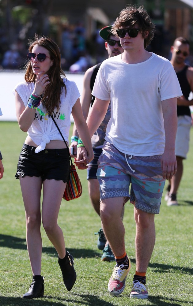Emma Roberts;Evan Peters;<br>The 2013 Coachella Valley Music and Arts Festival - Week 1 Day 2