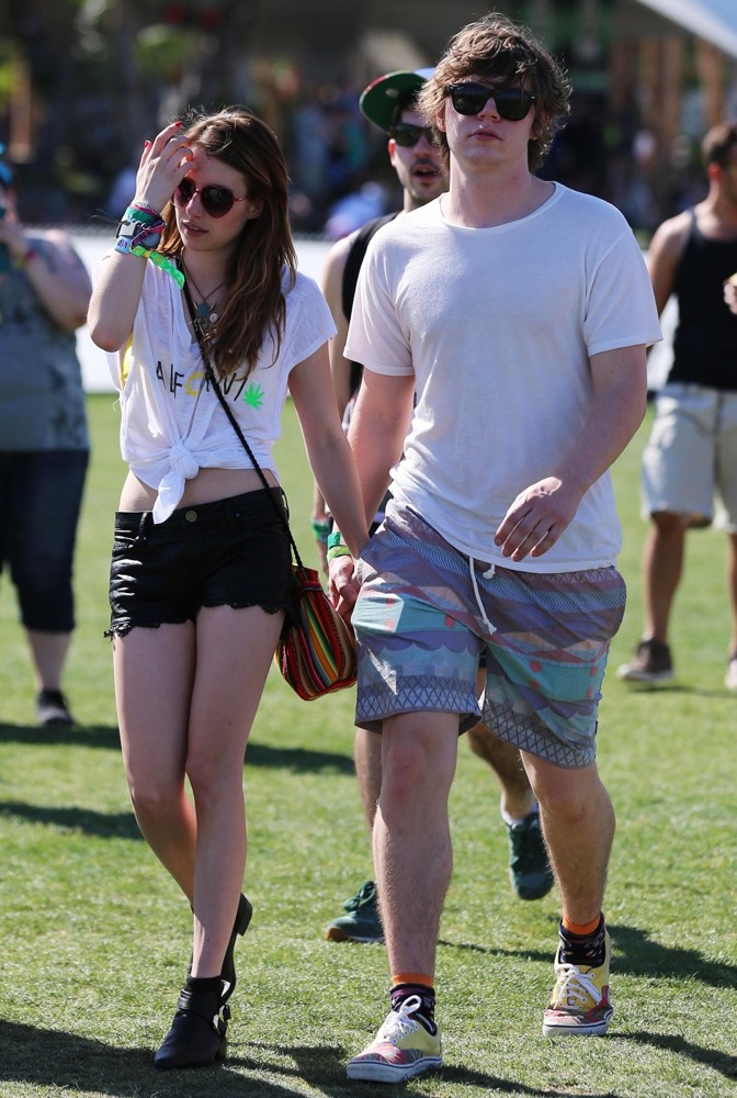 Emma Roberts;Evan Peters;<br>The 2013 Coachella Valley Music and Arts Festival - Week 1 Day 2