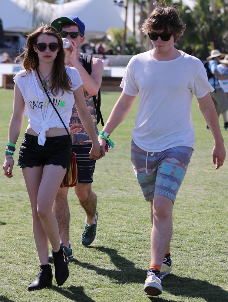 Emma Roberts;Evan Peters;<br>The 2013 Coachella Valley Music and Arts Festival - Week 1 Day 2