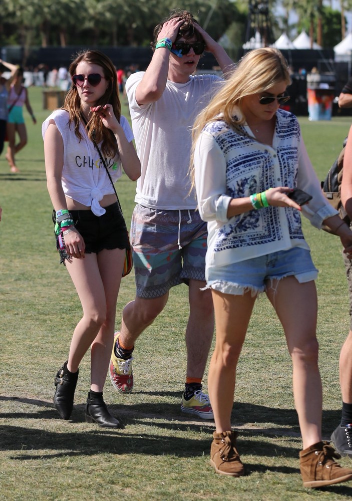 Emma Roberts;Evan Peters;<br>The 2013 Coachella Valley Music and Arts Festival - Week 1 Day 2