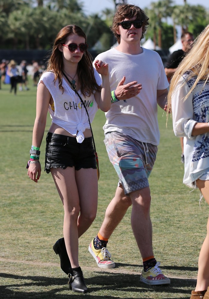 Emma Roberts;Evan Peters;<br>The 2013 Coachella Valley Music and Arts Festival - Week 1 Day 2