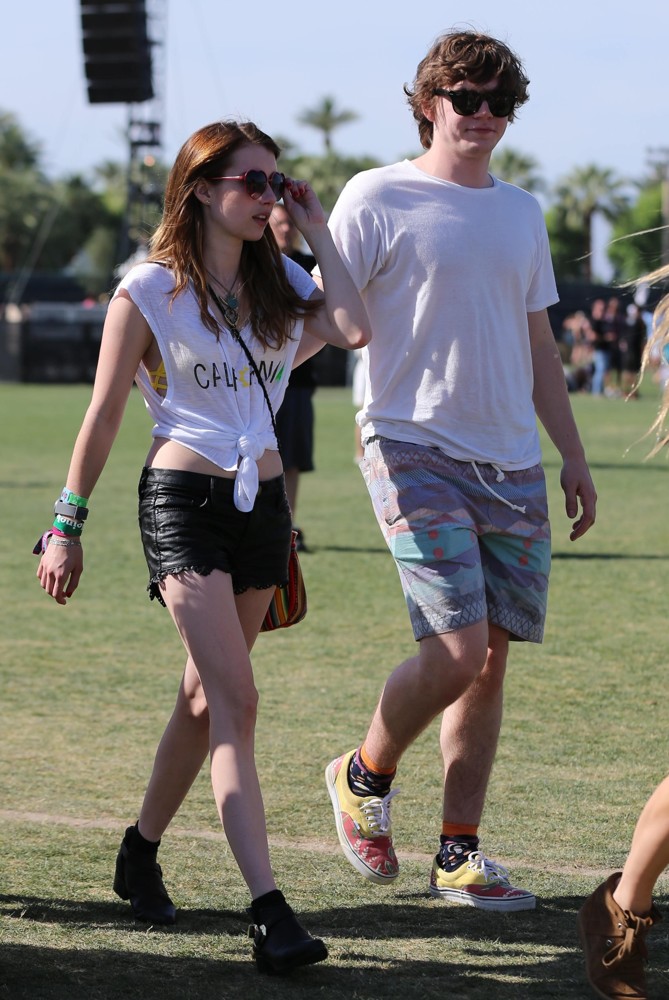 Emma Roberts;Evan Peters;<br>The 2013 Coachella Valley Music and Arts Festival - Week 1 Day 2