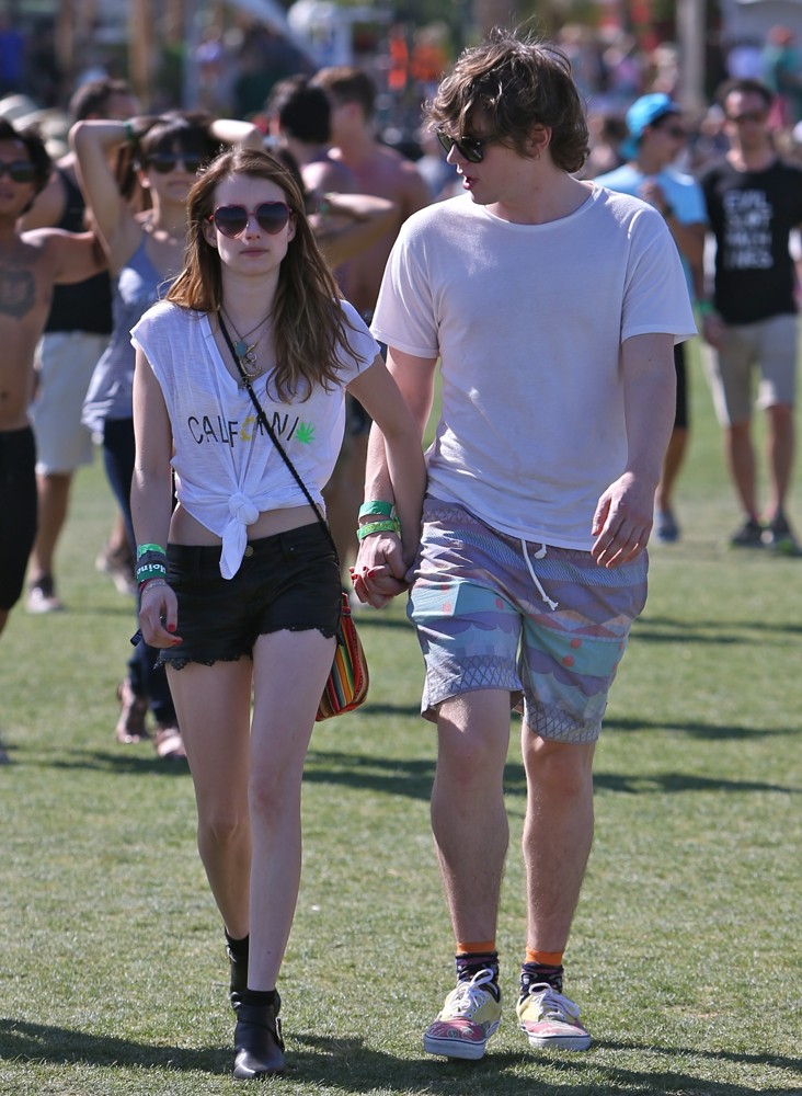 Emma Roberts;Evan Peters;<br>The 2013 Coachella Valley Music and Arts Festival - Week 1 Day 2