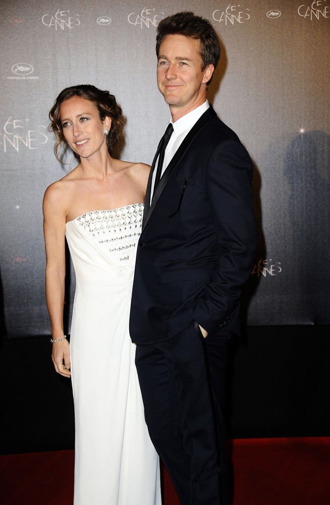 Shauna Robertson;Edward Norton;<br>Opening Night Dinner - During The 65th Cannes Film Festival