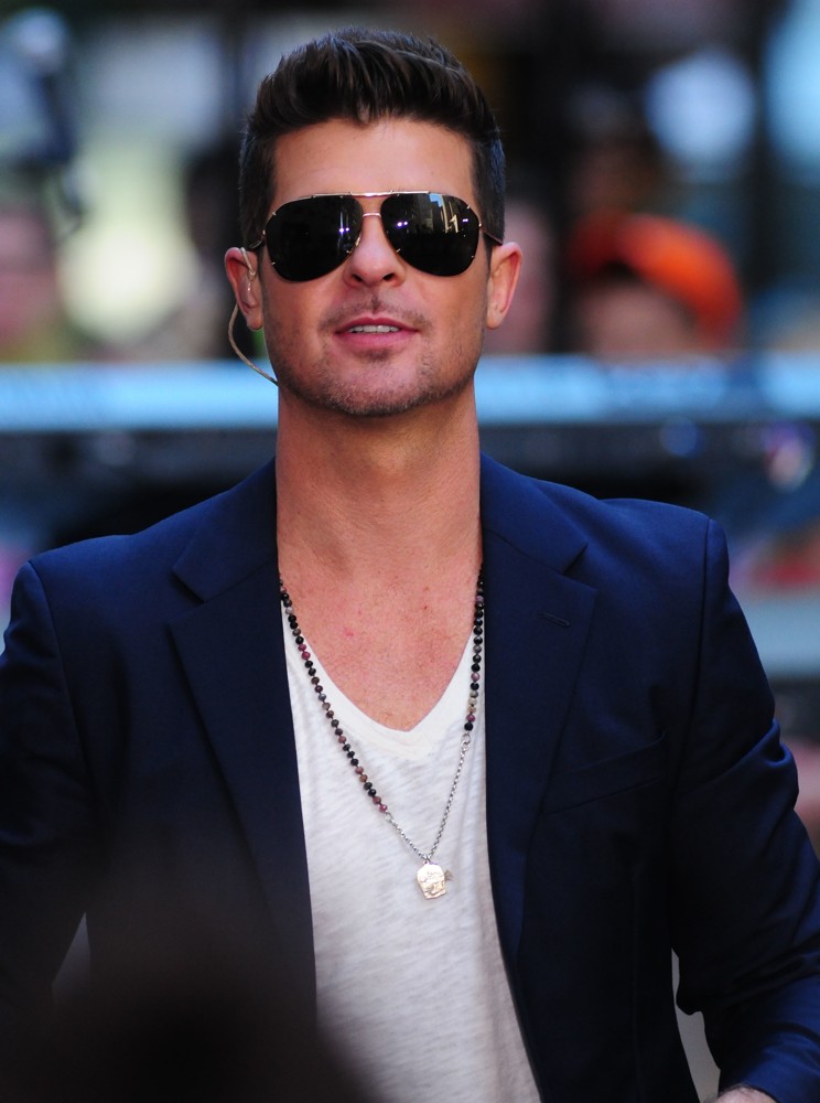 Robin Thicke;<br>Robin Thicke Performs During The NBC Toyota Concert Series on The Today