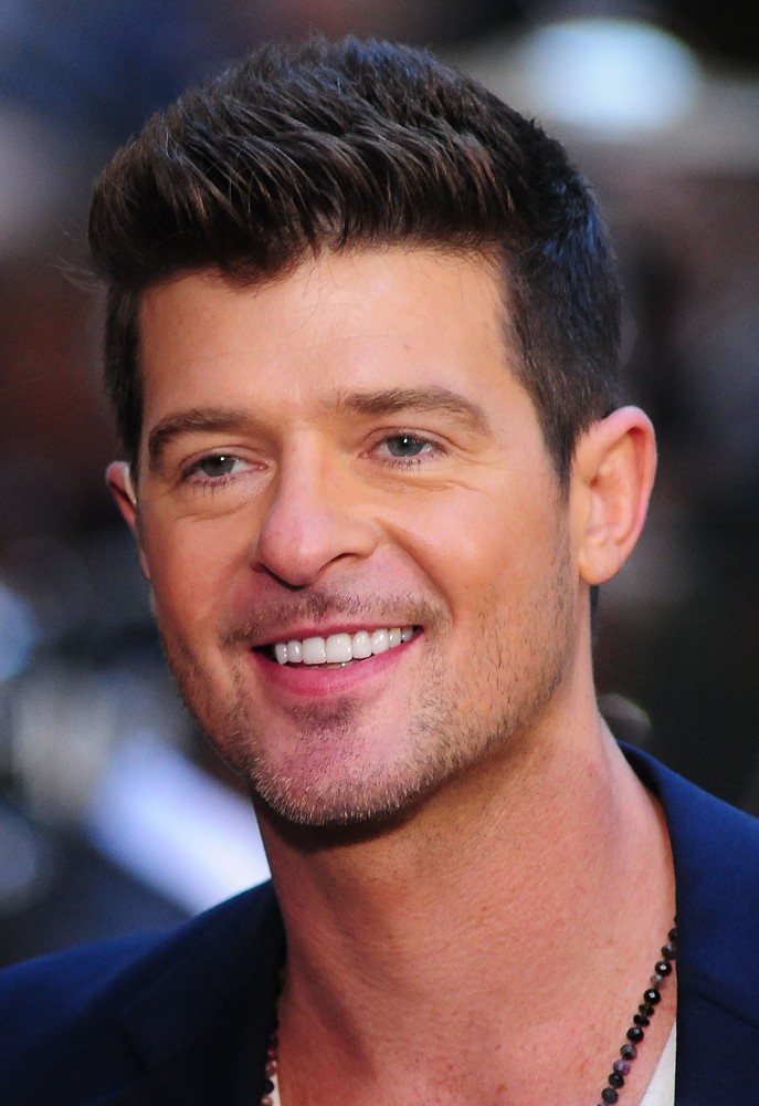 Robin Thicke Picture 83 Robin Thicke Performs During The NBC Toyota